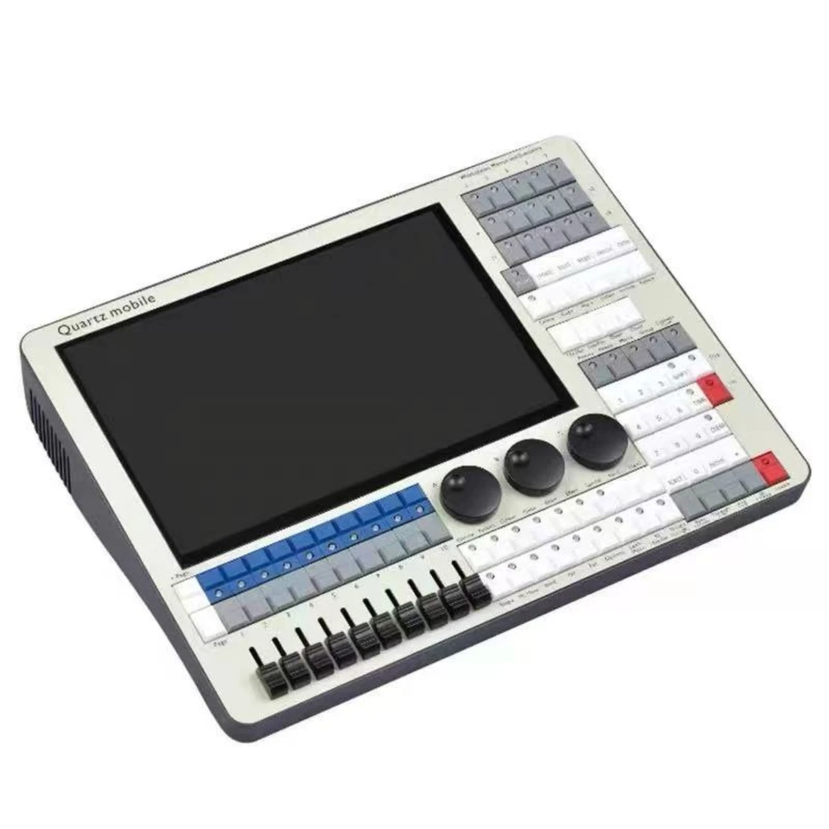 Mini Quartz Mobile Titan DMX Konsole, Bühnenbeleuchtungssteuerung, Touchscreen, WLAN-Verbindung Mini Quartz Mobile Titan DMX Konsole, Bühnenbeleuchtungssteuerung, Touchscreen, WLAN-Verbindung