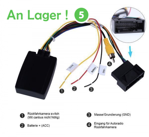 Vw original Rückfahrkamera Adapter RGB