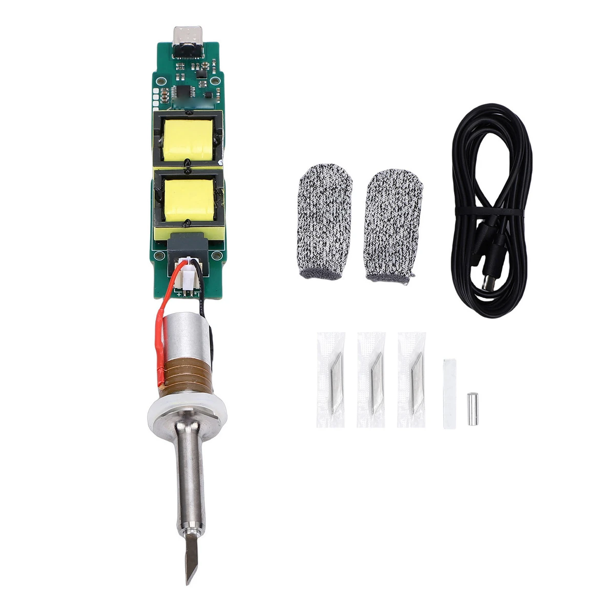 Kit de transducteur de découpe ultrasonique avec module de commande, 40 kHz, remplacement précis pour la machine de découpe Kit de transducteur de découpe ultrasonique avec module de commande, 40 kHz, remplacement précis pour la machine de découpe