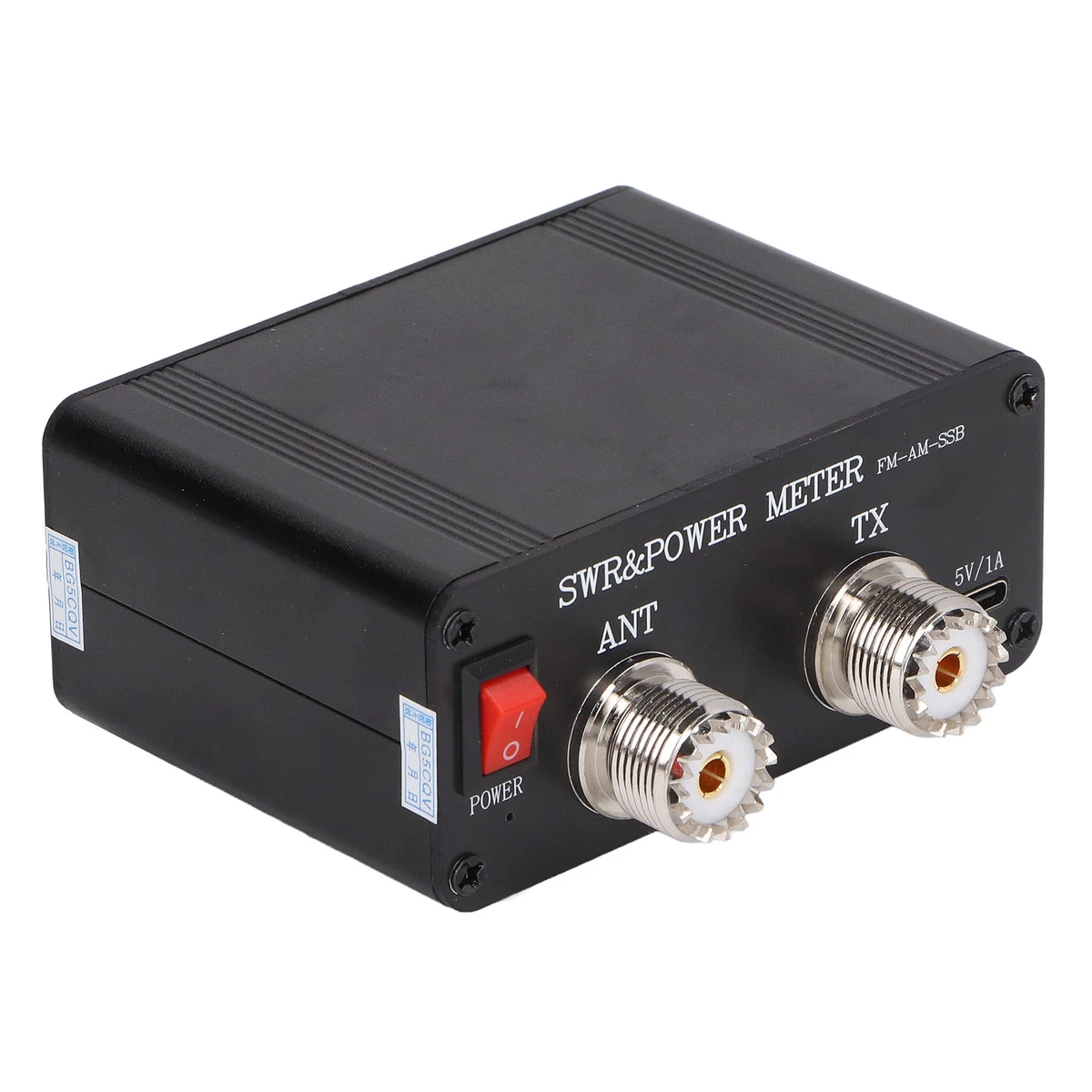 120 W TOS-mètre/wattmètre avec affichage numérique – TOS-mètre et fréquencemètre pour radios FM, AM et BLU