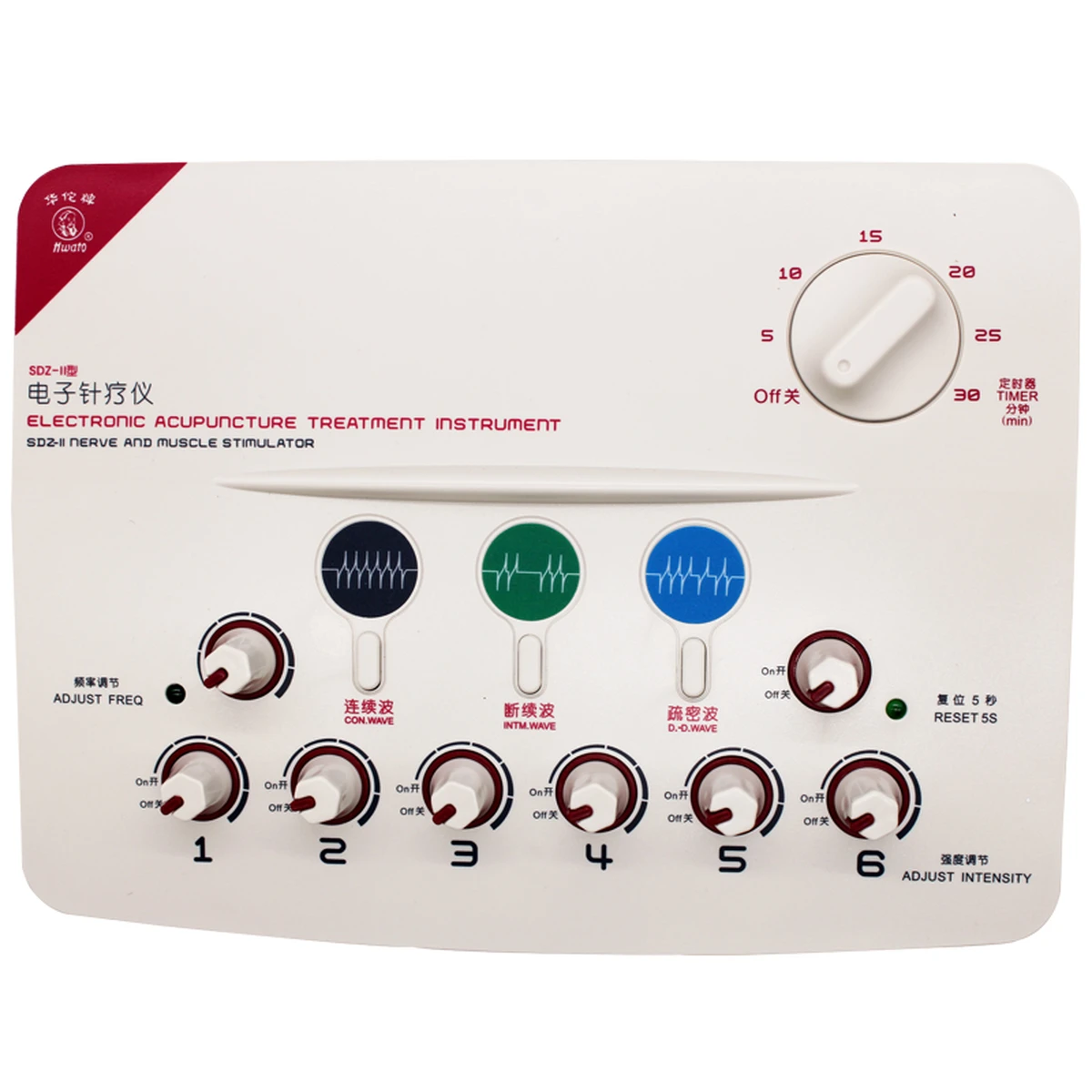 EMS Elektroakupunktur Elektrischer Muskelstimulator Niederfrequenz-Massagegerät zur Muskelstimulation zur Entspannung und Physiotherapie