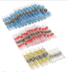 110 PCS Wirefy Solder Seal Wire Connectors Heat Shrink Butt Connectors Electrical Wire Terminals Marine Insulated Butt Splice
