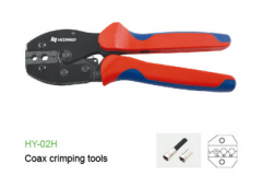 Coax crimping tools