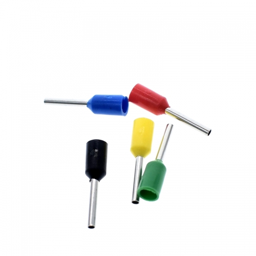 E2508 tubular wire connector electrical terminals cable crimps wire ferrules For 2.5mm2, terminal electricos