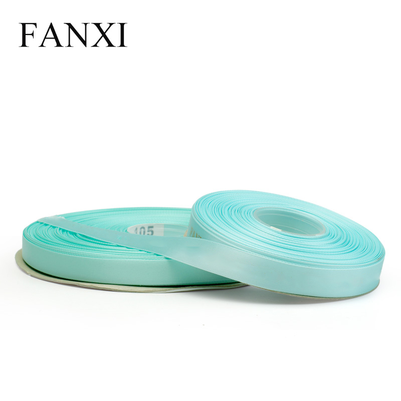 FANXI Wholesale Customized Color And Logo jewelry Associated For Jewellery Shop Boxes Decoration Custom Silk Ribbon