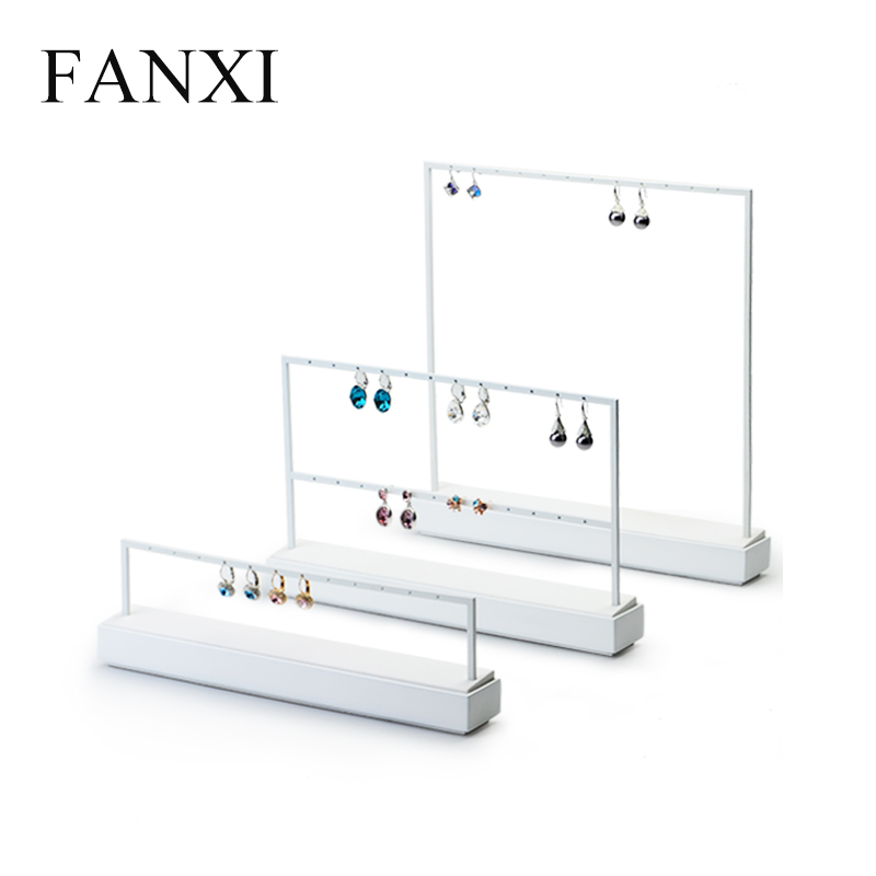 FANXI Capacity Custom Logo Metal Earring Display Stand For Counter Earrings Hanger