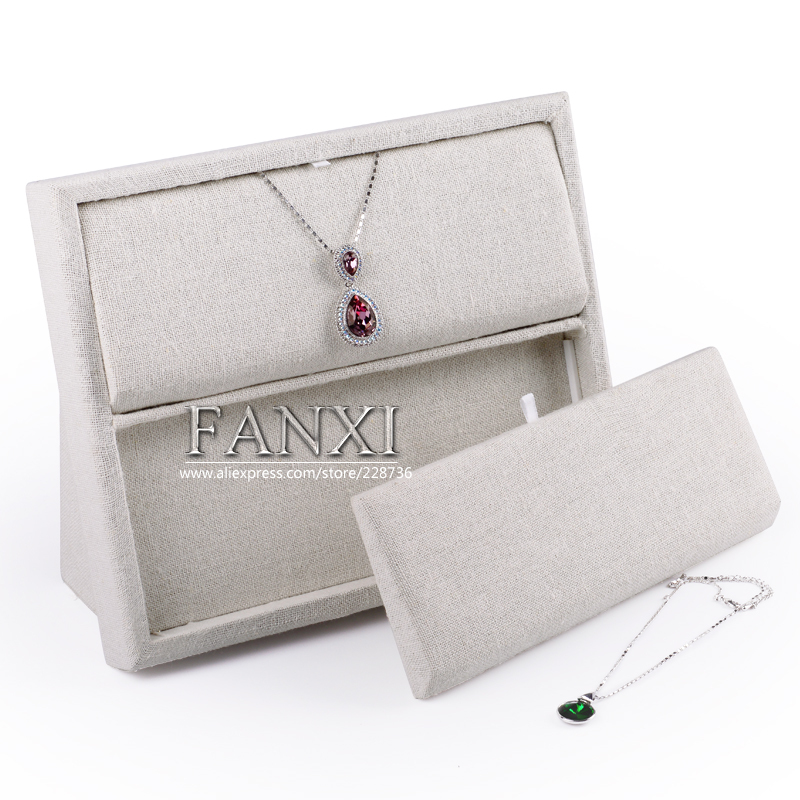 FANXI Manufacturer Jewelry Display Creamy White Superior Quality Pendant Necklace Display Stand