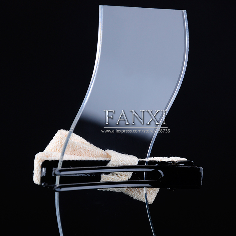 FANXI Wholesale Custom Display Rack For Boutiques Transparent Acrylic Hairpin Display Stand