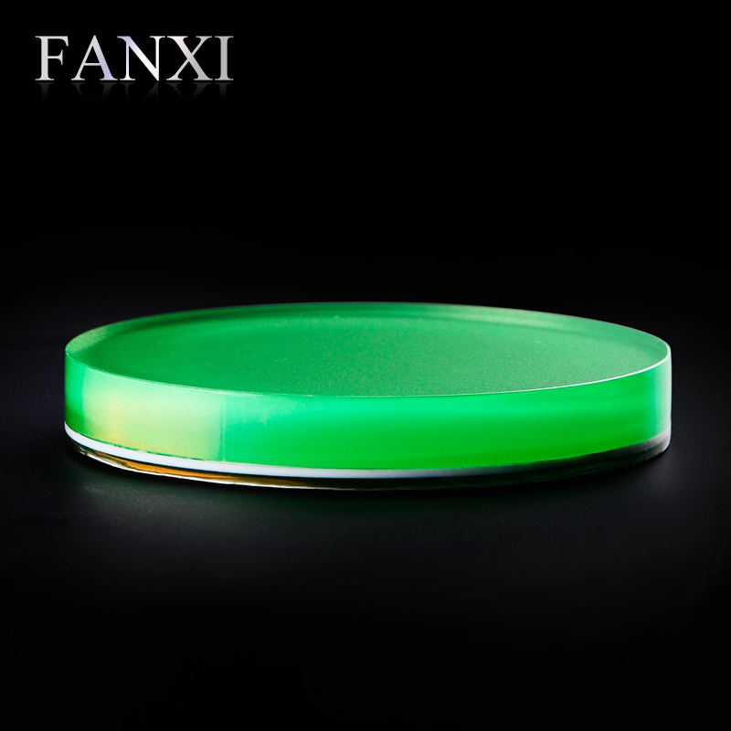 FANXI Factory Wholesale Custom Color Jewelry Display Acrylic Bracelet Bangle Display Plat