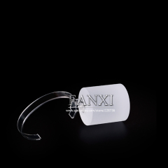 FANXI Luxury Milk White Acrylic C Ring Watch Display Stand For Counter Showcase Exhibitor