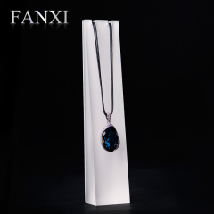 FANXI Wholesale Factory Custom Transparent Acrylic Jewellery Display For Necklace And Pendant Showcase Acrylic Jewelry Organizers