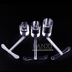 FANXI Custom Jewelry Display Rack For Earrings Stud Transparent Acrylic Earring Stand