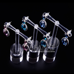 FANXI Custom Jewelry Display Rack For Earrings Stud Transparent Acrylic Earring Stand