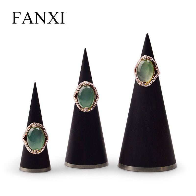 FANXI factory wholesale custom logo finger ring display stand holder