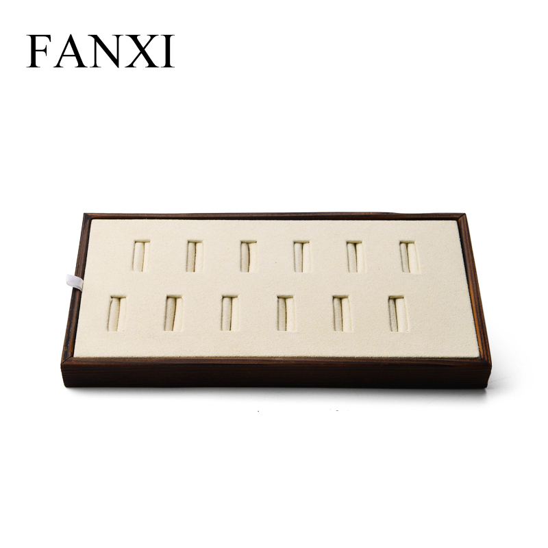 FANXI Custom Luxury high quality wooden display for jewelry display