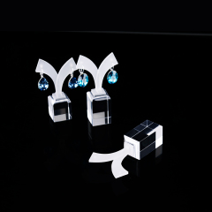 FANXI factory wholesale custom logo acrylic jewelry jewlery jewellry necklace bracelet bangle pendant earring ring display