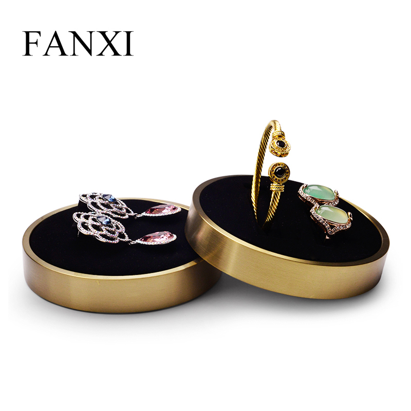 FANXI custom small counter finger ring earring pendant bangle bracelet necklace display stand