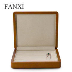 FANXI factory wholesale custom wood girls jewelry organizer box jewelry display storage case