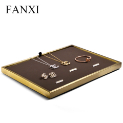 FANXI factory wholesale custom metal jewelry display utility tray