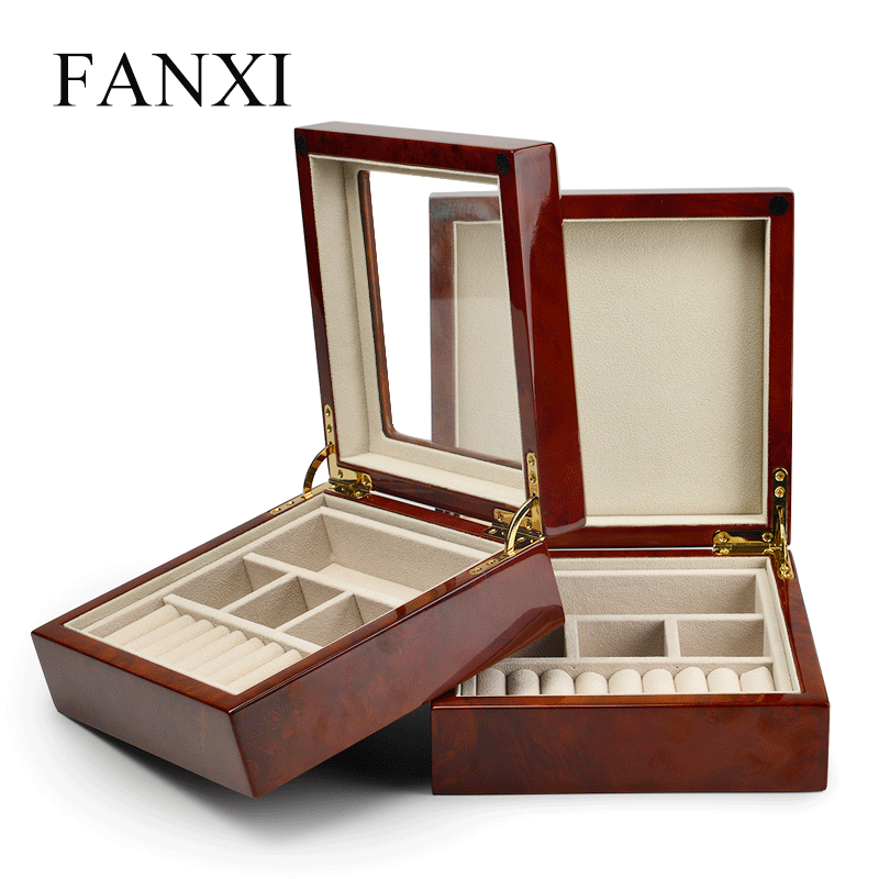 FANXI factory custom travel jewelry organizer box case