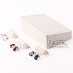 FANXI factory custom logo linen hook earring display stand