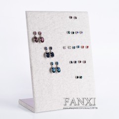 FANXI factory custom logo cream earring display stand rack