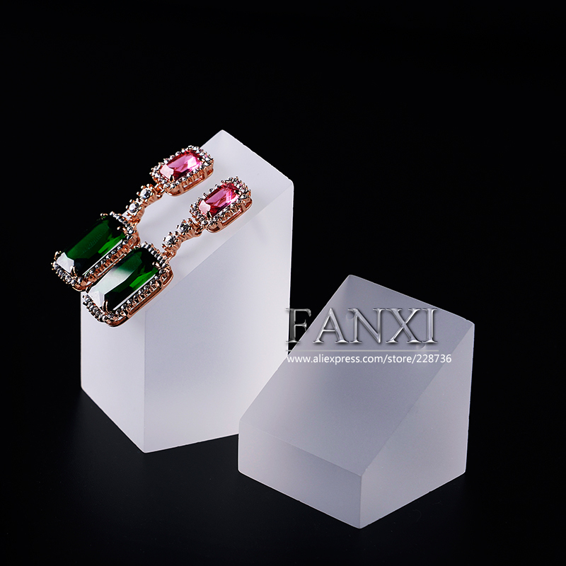 FANXI factory custom logo acrylic earring display stand