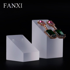 FANXI factory custom logo acrylic earring display stand