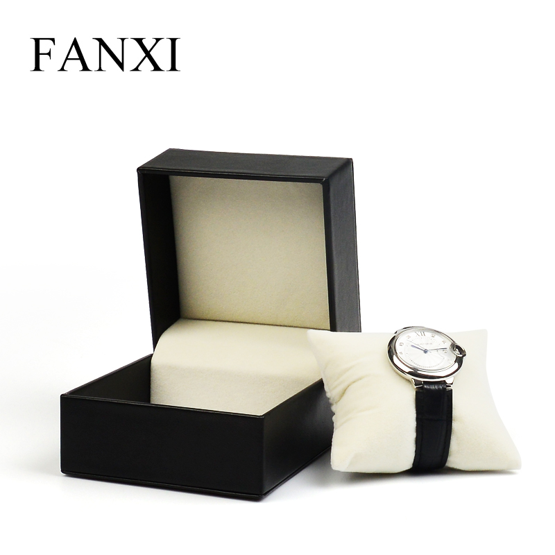 FANXI factory custom logo luxury leather watch packaging box