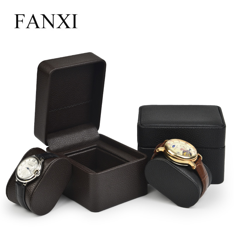 FANXI factory custom logo luxury plastic watch gift box