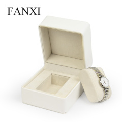 FANXI factory custom logo luxury white watch storage box