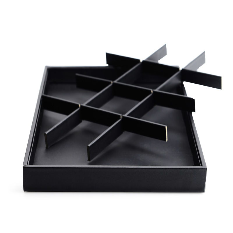 leather jewelry stackable organizer tray