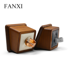 luxury wooden ring display stand