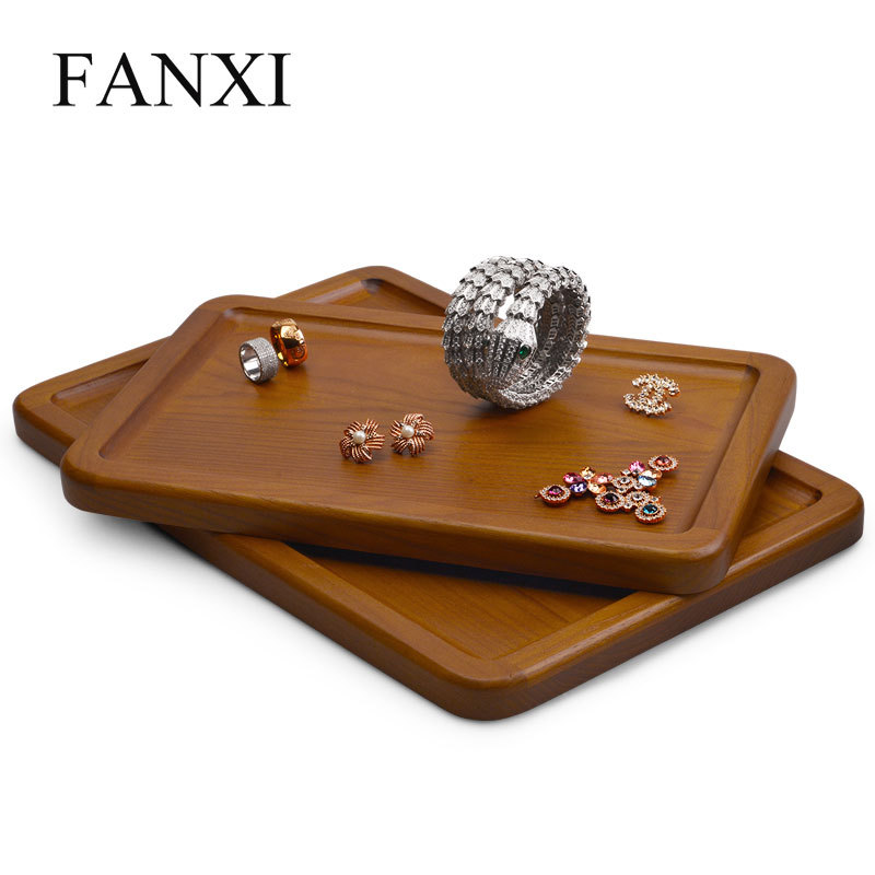 wooden jewellery display tray
