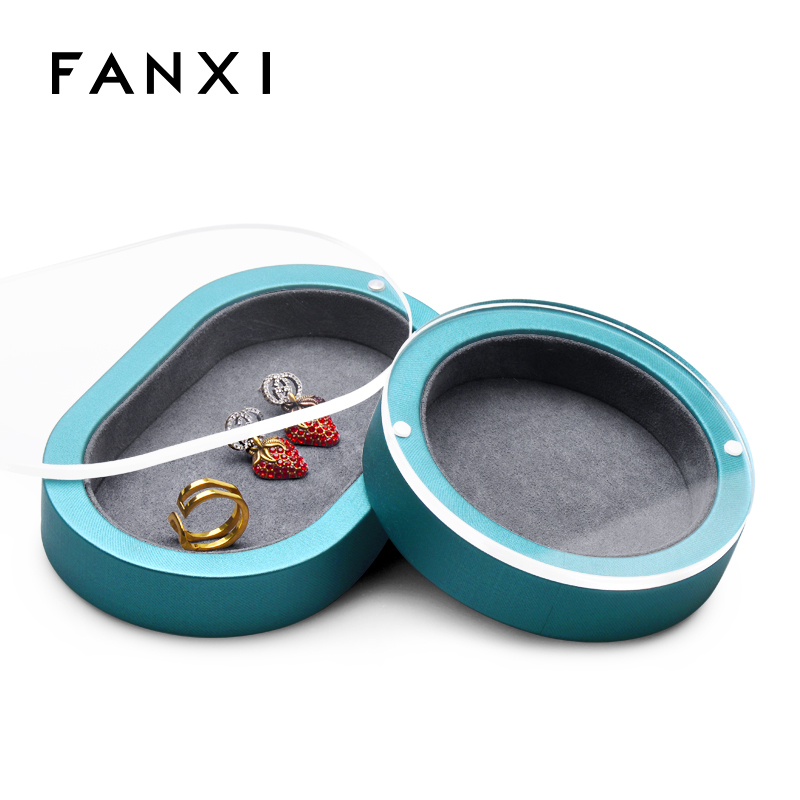 Jewelry display box organizer for ring earring pendant bangle necklace