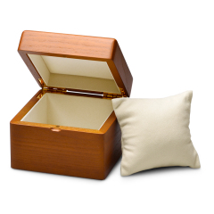 Wooden jewelry packing display box for bangle bracelet watch