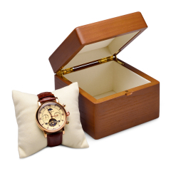 Wooden jewelry packing display box for bangle bracelet watch