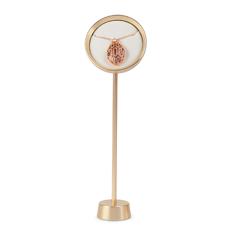 Luxury metal jewellery display stand props for pendant neckalce earring