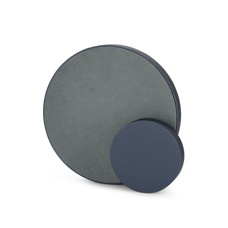 Gray leather microfiber jewelry display tray for ring earring pendant bangle bracelet necklace