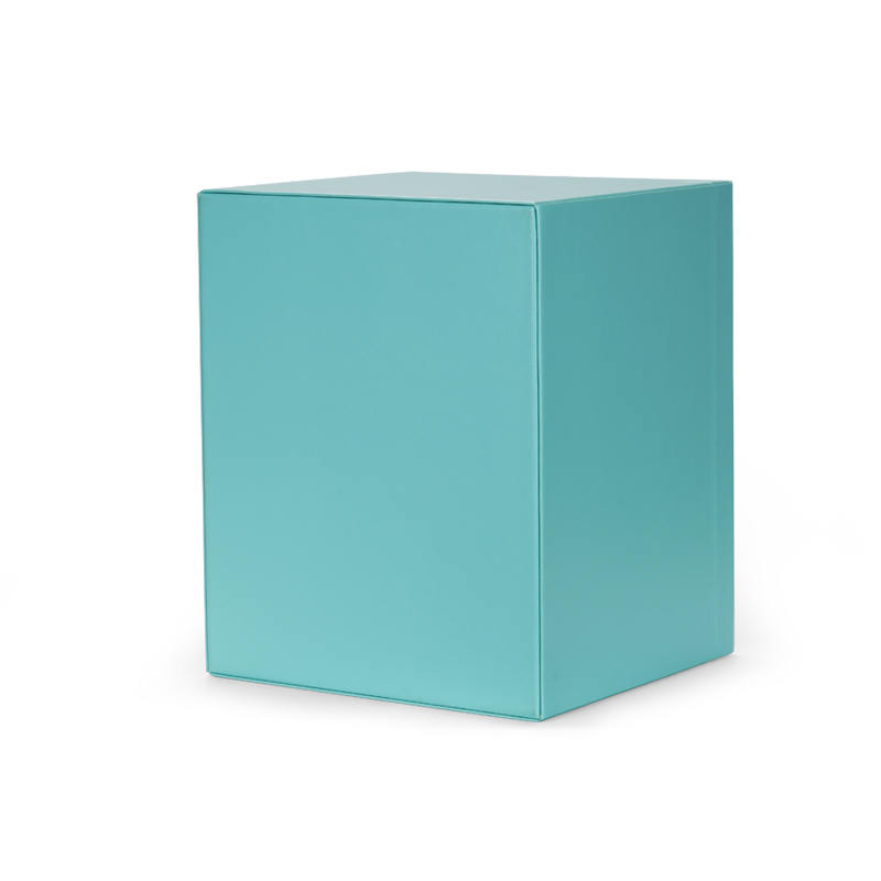 Tiffany blue leather multifunction jewelry organizer box case with microfiber inside