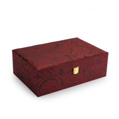 Travel jewelry storage box case