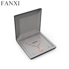 Black jewelry packing box for ring pendant bangle bracelet necklace