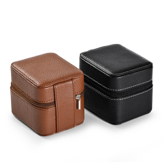 Custom logo high quality PU leather watch packaging box