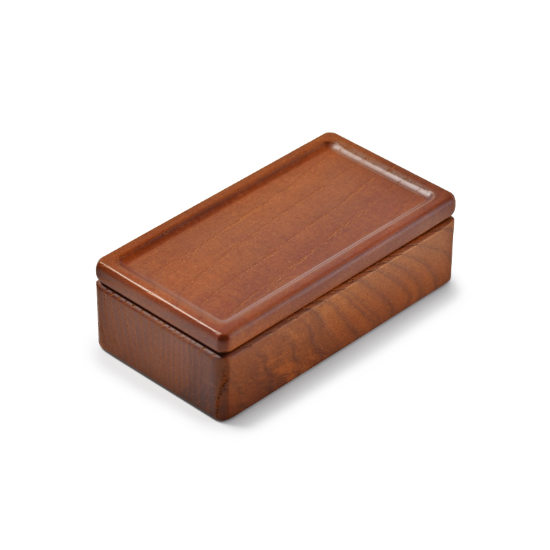 Wooden jewelry organizer storage case