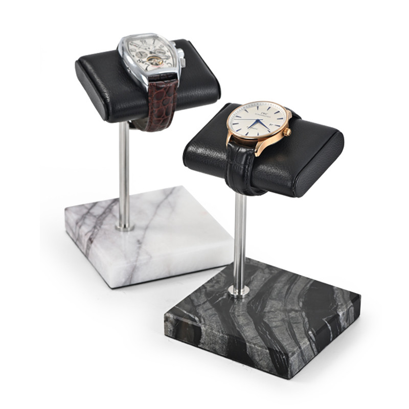 Luxury new design marble base watch display stand holder