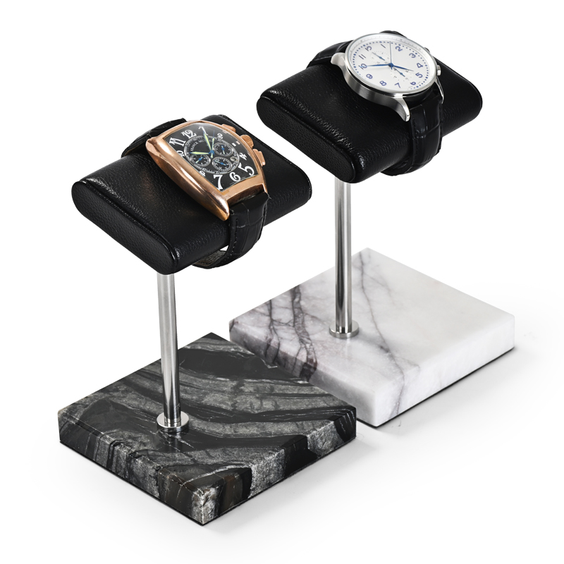 Luxury new design marble base watch display stand holder