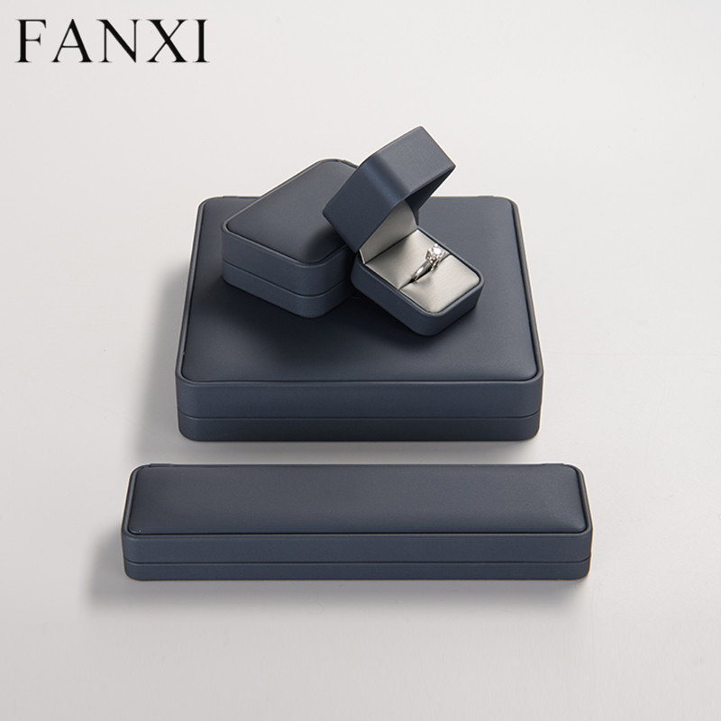 Luxury PU leather jewelry packing box