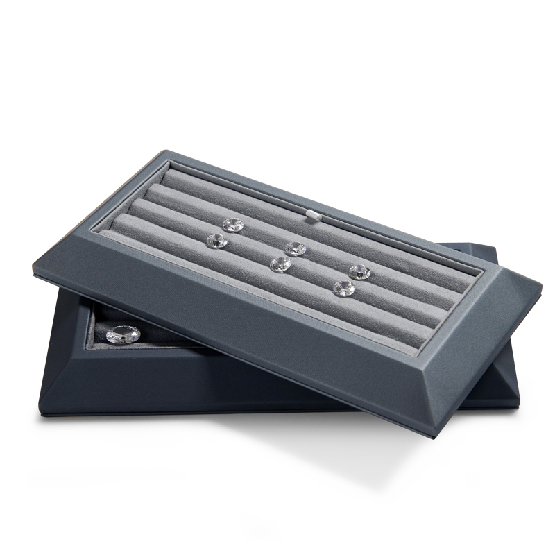 FANXI custom gray jewelry display tray for loose diamond