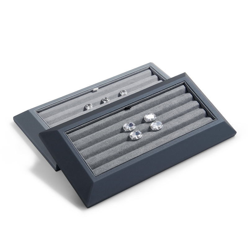 FANXI custom gray jewelry display tray for loose diamond