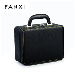 FANXI Wholesale Luxury 3 Layer Jewelry Storage Ring Necklace Bracelet Bangle Organizer Travel Jewelry Cases